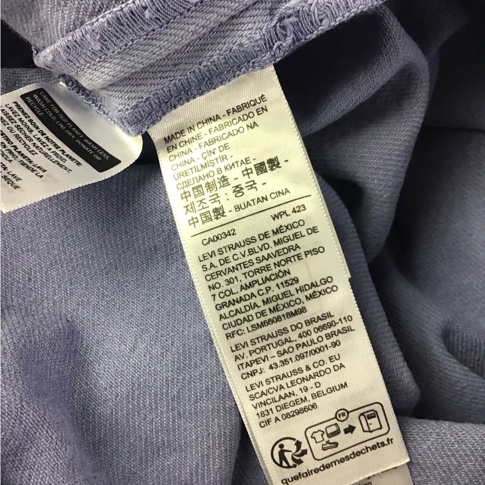 LEVI'S® X EMMA CHAMBERLAIN MIDI SKIRT Denim Size XL - Picture 9 of 15